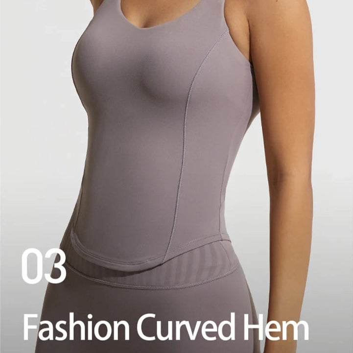 Eva ~ Tank Top with Built in Bra