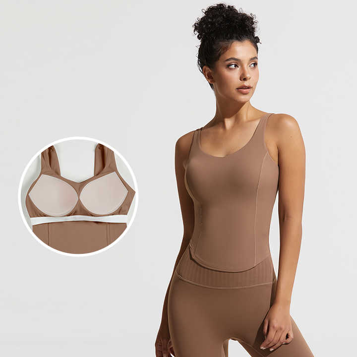 Eva ~ Tank Top with Built in Bra
