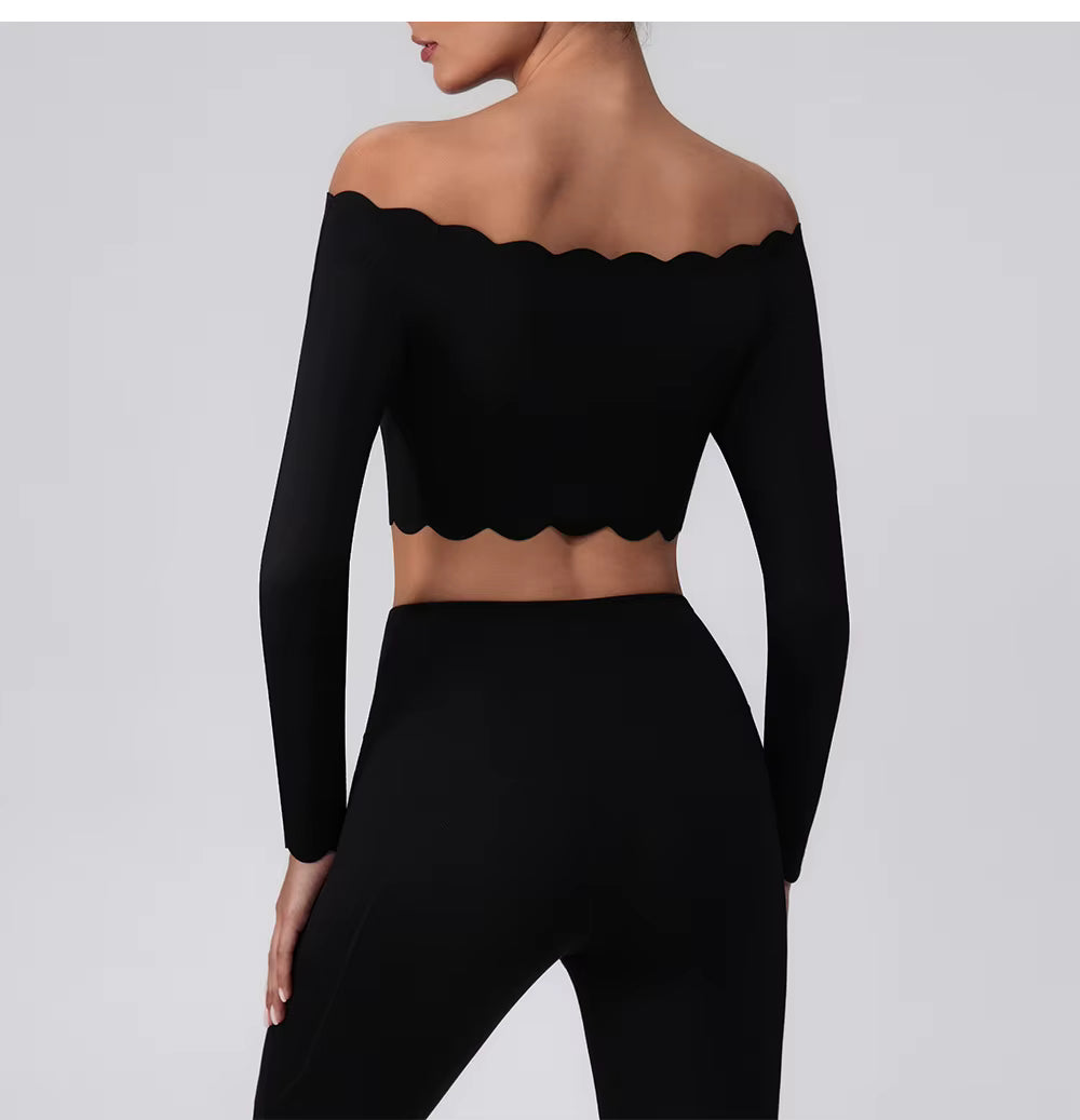 Juno ~ Full Sleeves Built In Bra Top