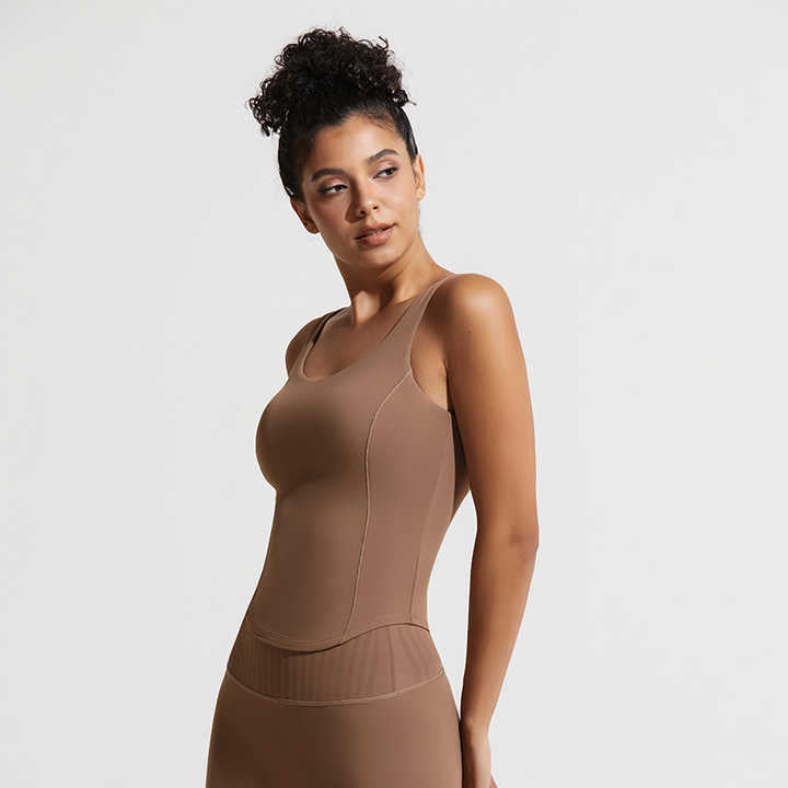 Eva ~ Tank Top with Built in Bra