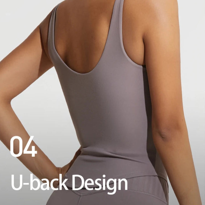 Eva ~ Tank Top with Built in Bra