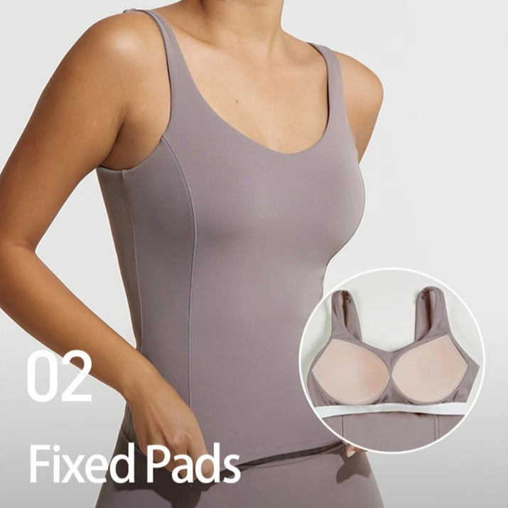 Eva ~ Tank Top with Built in Bra